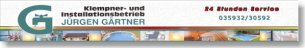 Klempner Sachsen: Klempner-und Installationsbetrieb G&auml;rtner